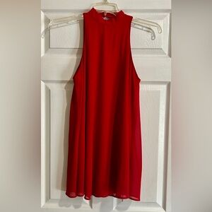 Show Me Your MuMu Vibrant Red Blouse